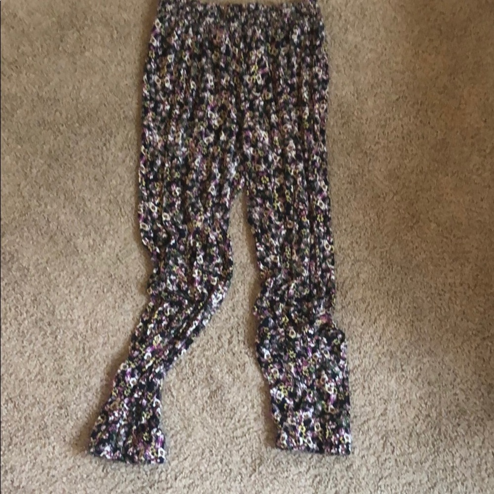 Floral exhilaration soft pants
